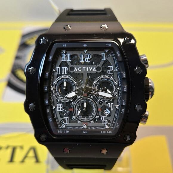 Activa X Invicta Men's Watch w/ Skeleton Dial - 44.3mm, Black (ACW2305-007) - Picture 2 of 7